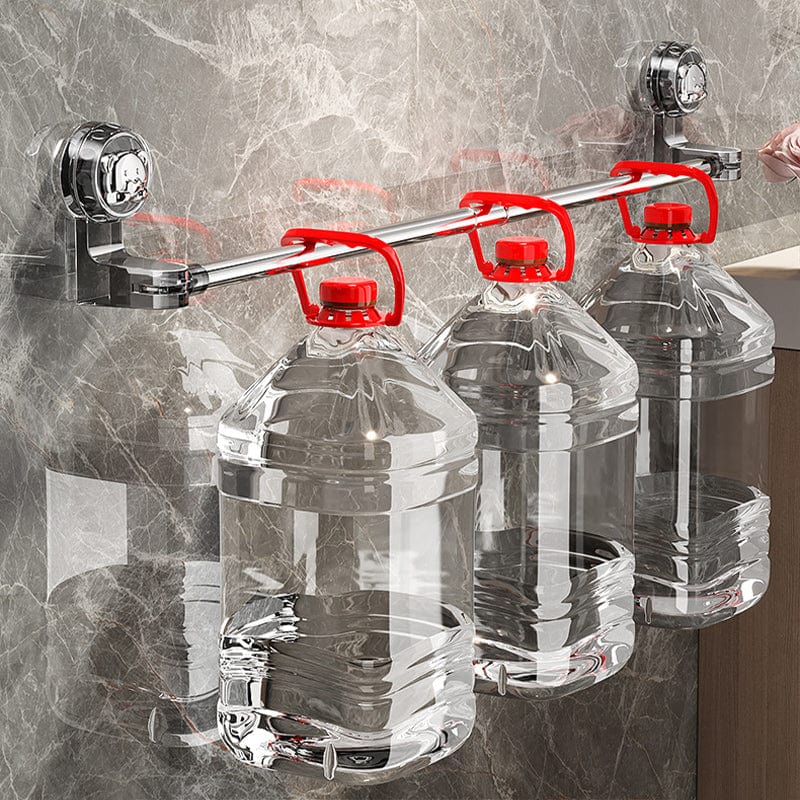 Barra telescópica para toallas con ventosa sin necesidad de taladrar, de 65 a 130 cm