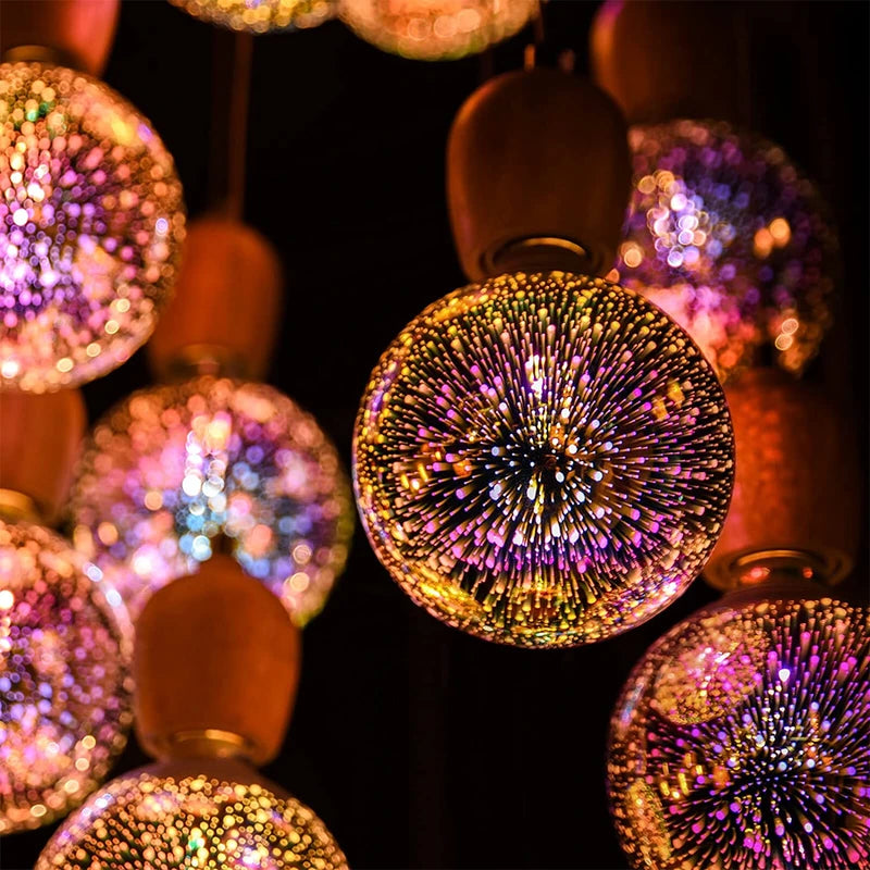 Bombilla Galaxy – Lámpara LED Infinity 3D Fireworks